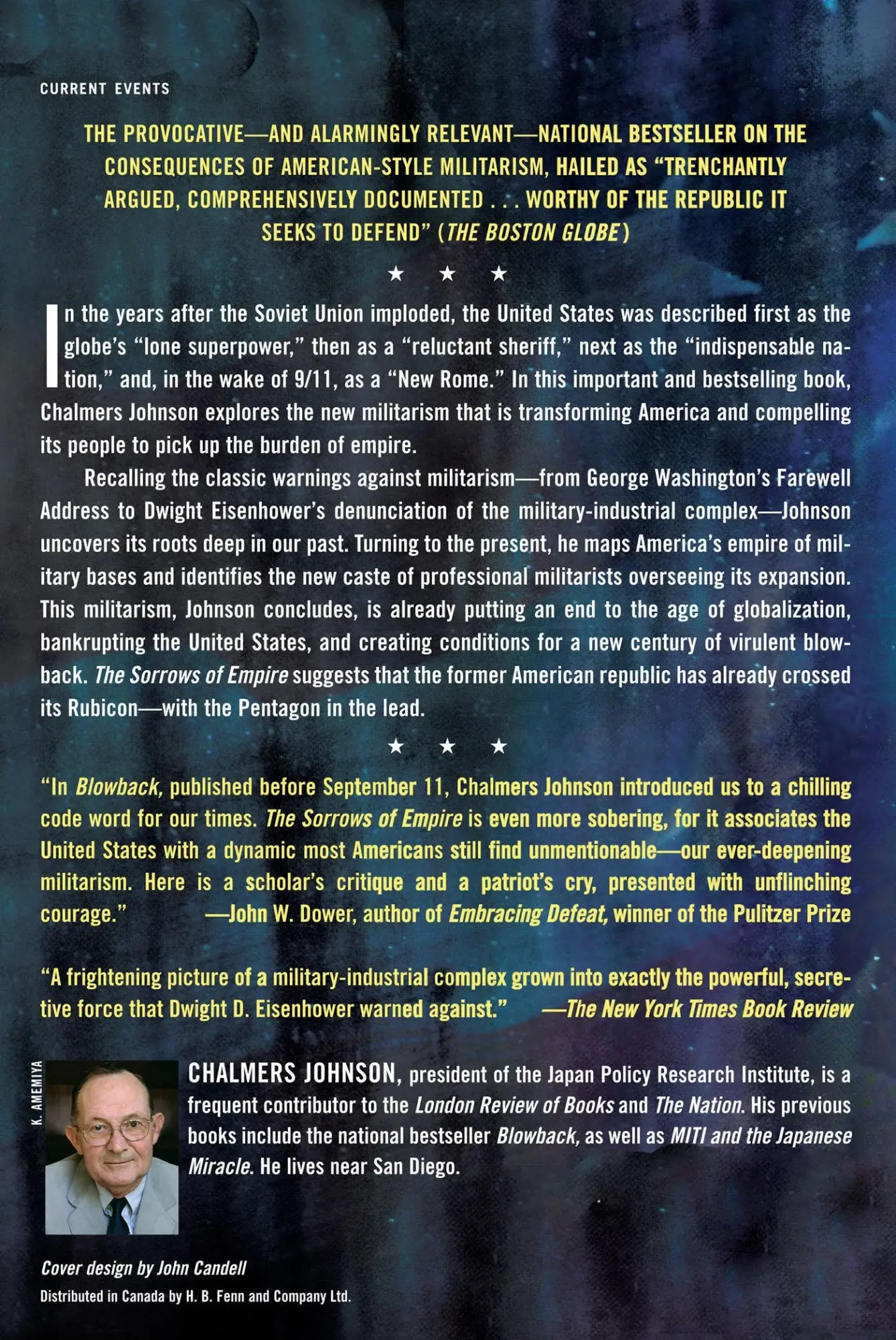 Rückseite: 9780805077971 | The Sorrows of Empire | Chalmers A. Johnson | Taschenbuch | Englisch
