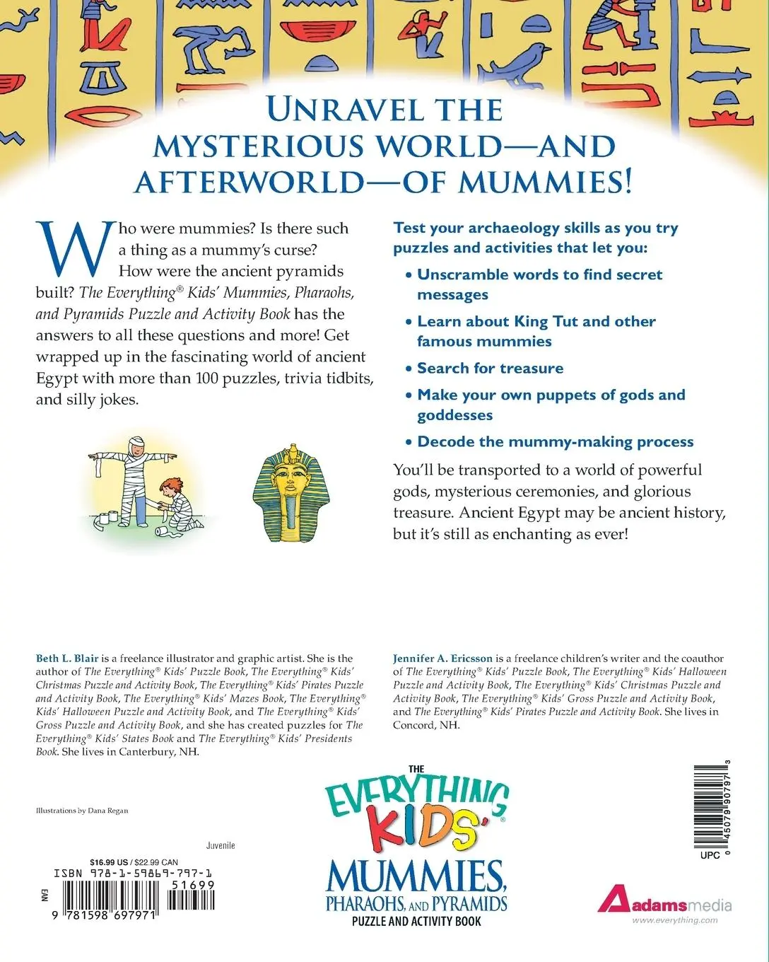 Rückseite: 9781598697971 | The Everything Kids' Mummies, Pharaohs, and Pyramids Puzzle and...