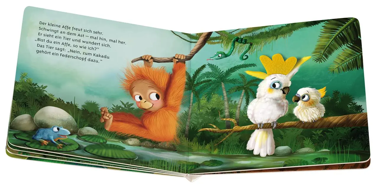 Bild: 9783473417971 | Mein erstes Vorlese-Fühlbuch - Bist du ein Affe? | Kathrin Lena Orso