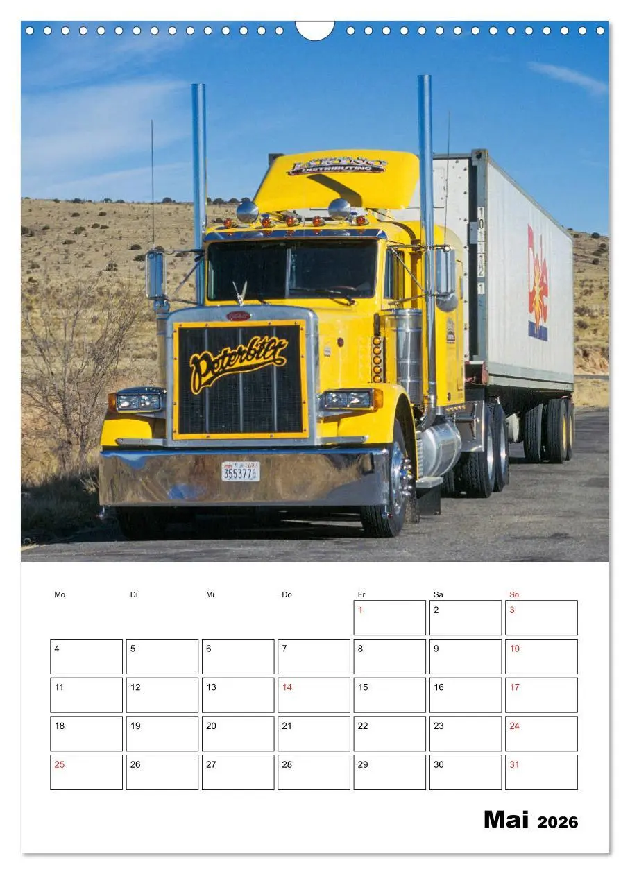 Bild: 9783516387971 | US-Trucks ... unterwegs im amerikanischen Westen - Monatsplaner...