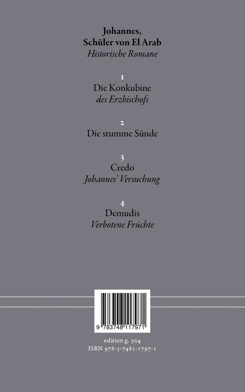 Rückseite: 9783748117971 | Demudis | Verbotene Früchte | Stefan Blankertz | Taschenbuch | 280 S.