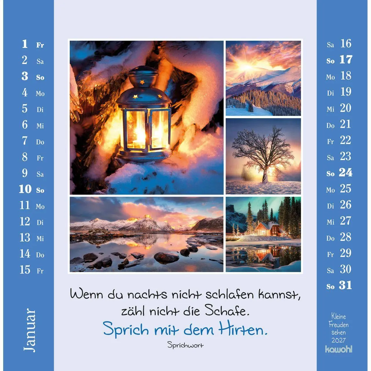 Bild: 9783754817971 | Kleine Freuden sehen 2027 | Postkarten-Kalender mit Bildcollagen
