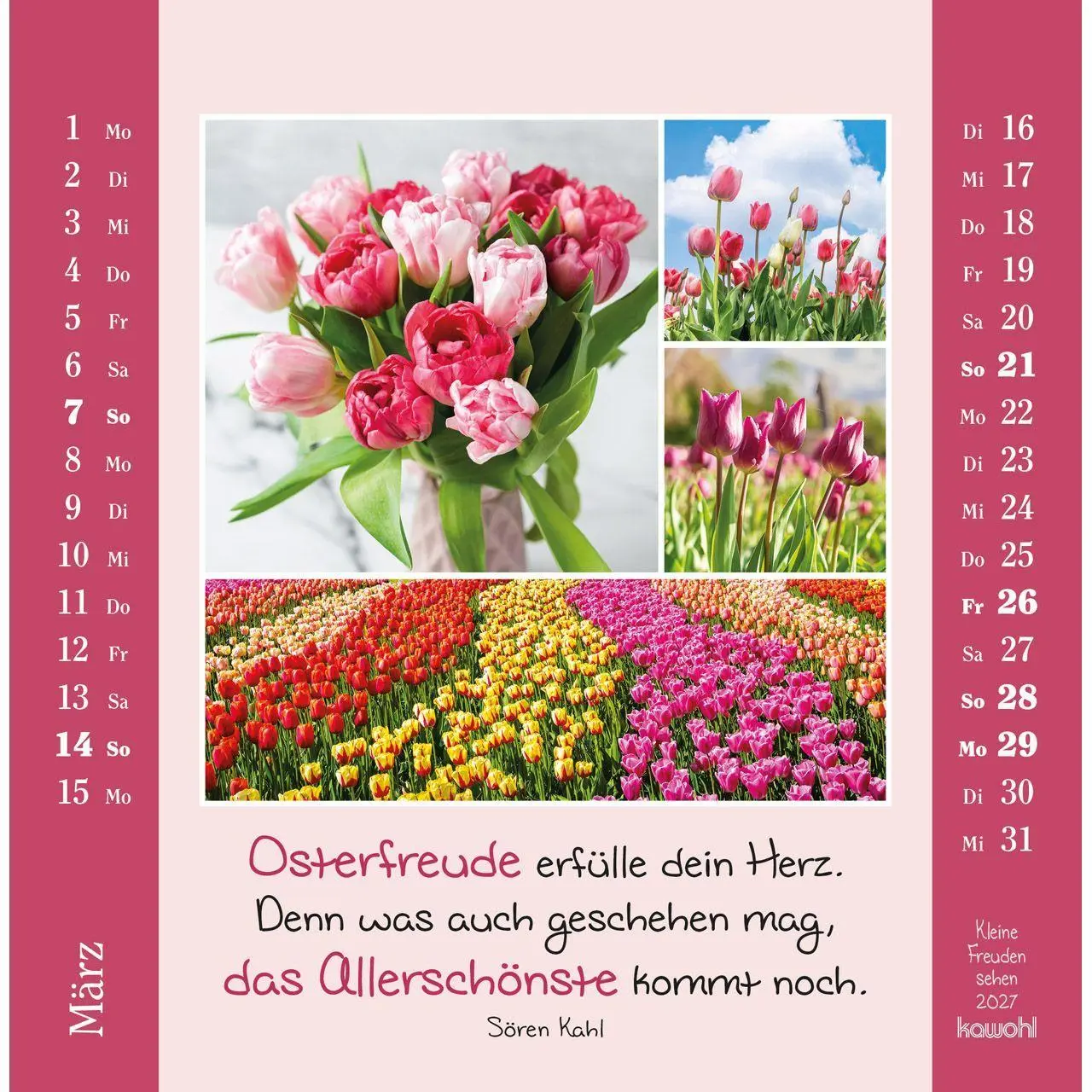 Bild: 9783754817971 | Kleine Freuden sehen 2027 | Postkarten-Kalender mit Bildcollagen