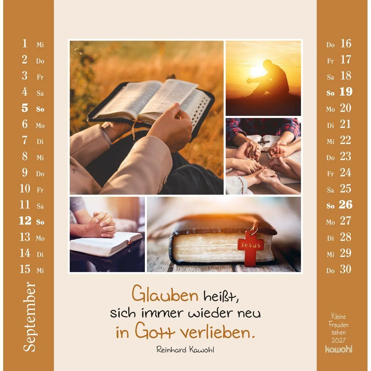 Bild: 9783754817971 | Kleine Freuden sehen 2027 | Postkarten-Kalender mit Bildcollagen