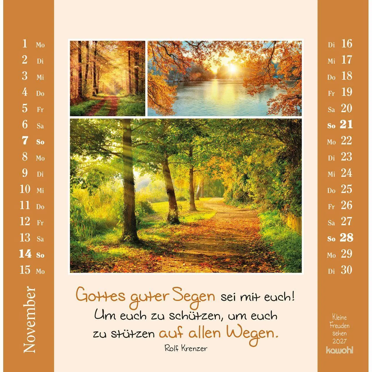 Bild: 9783754817971 | Kleine Freuden sehen 2027 | Postkarten-Kalender mit Bildcollagen