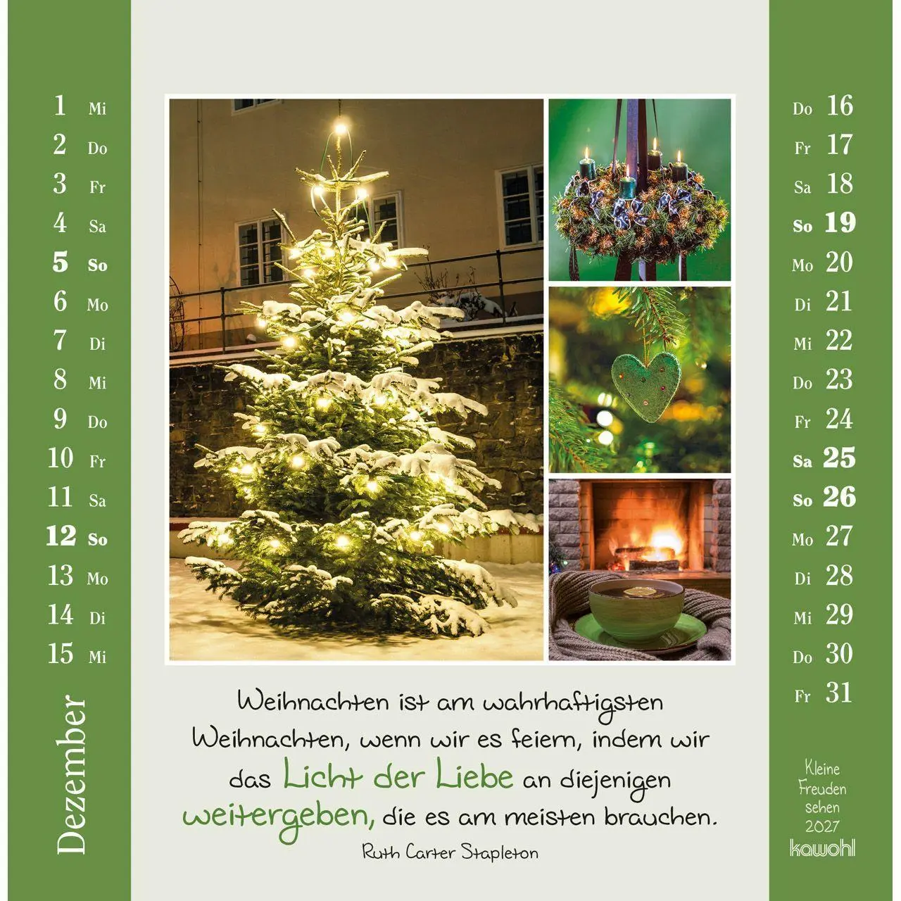 Bild: 9783754817971 | Kleine Freuden sehen 2027 | Postkarten-Kalender mit Bildcollagen