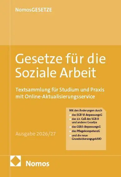Cover: 9783756037971 | Gesetze für die Soziale Arbeit | Taschenbuch | 2854 S. | Deutsch