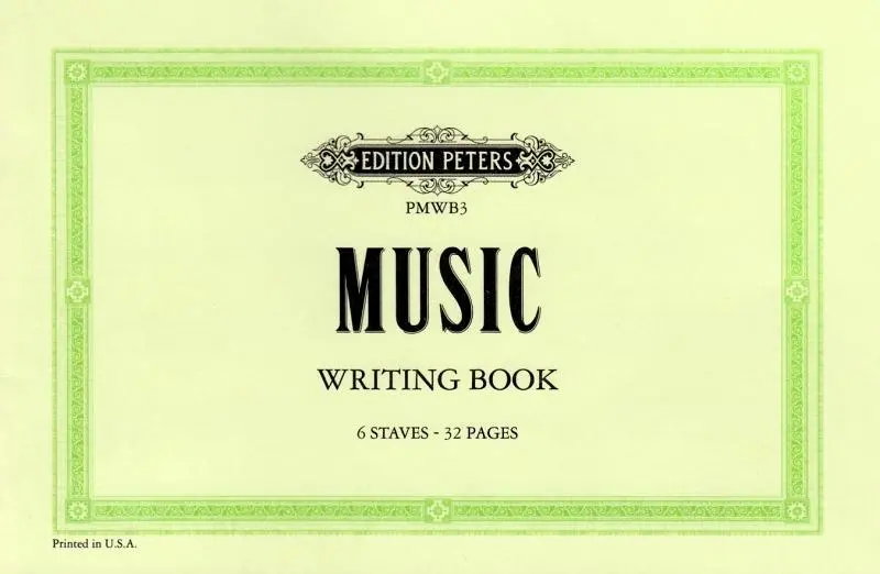 Cover: 9790300757971 | Peters Music Writing Book | Edition Peters | Taschenbuch | Buch | 2022