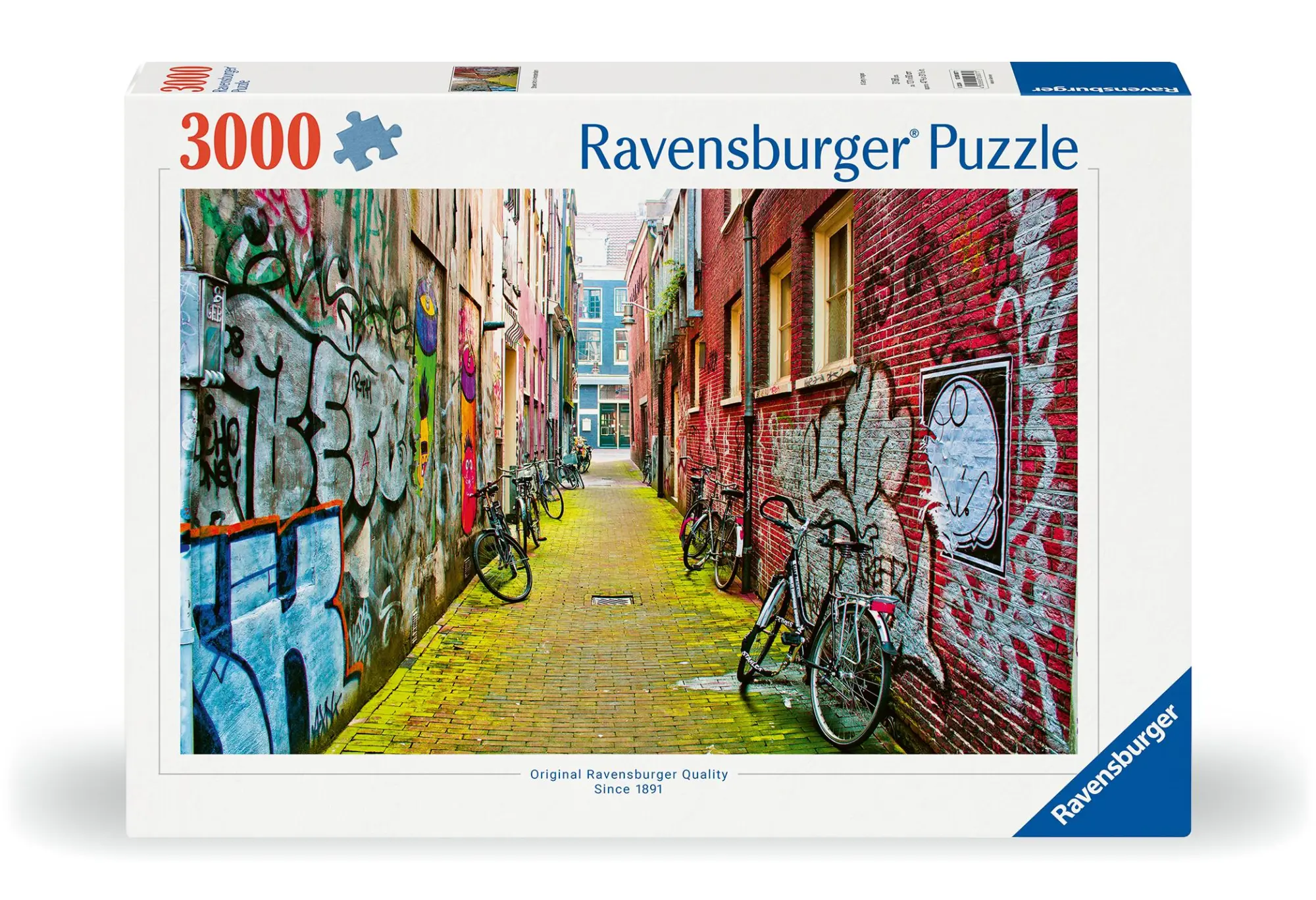 Cover: 4005555008071 | Erwachsenenpuzzle 3000 Teile - Street Art in Amsterdam | Spiel | 2024