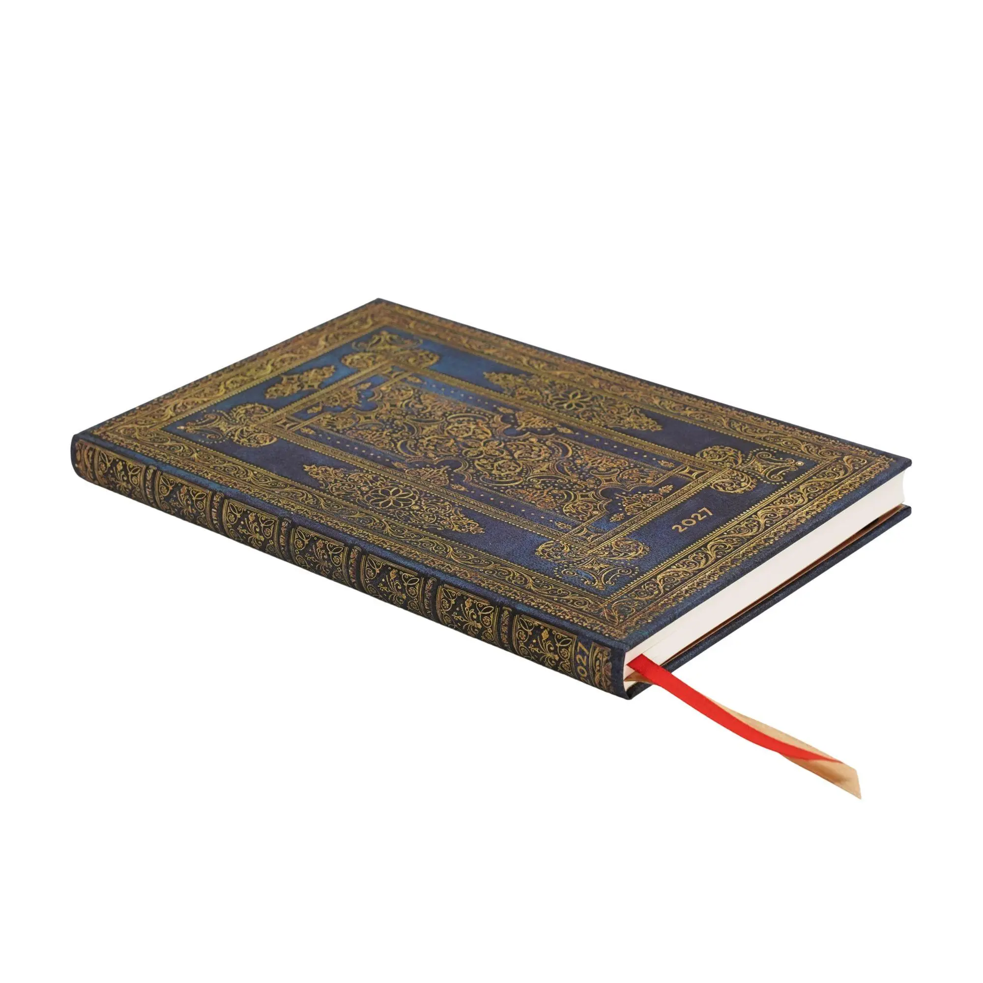 Bild: 9780349718071 | 12-Monatskalender 2027 Blue Luxe Maxi Vertikal | Paperblanks | Buch