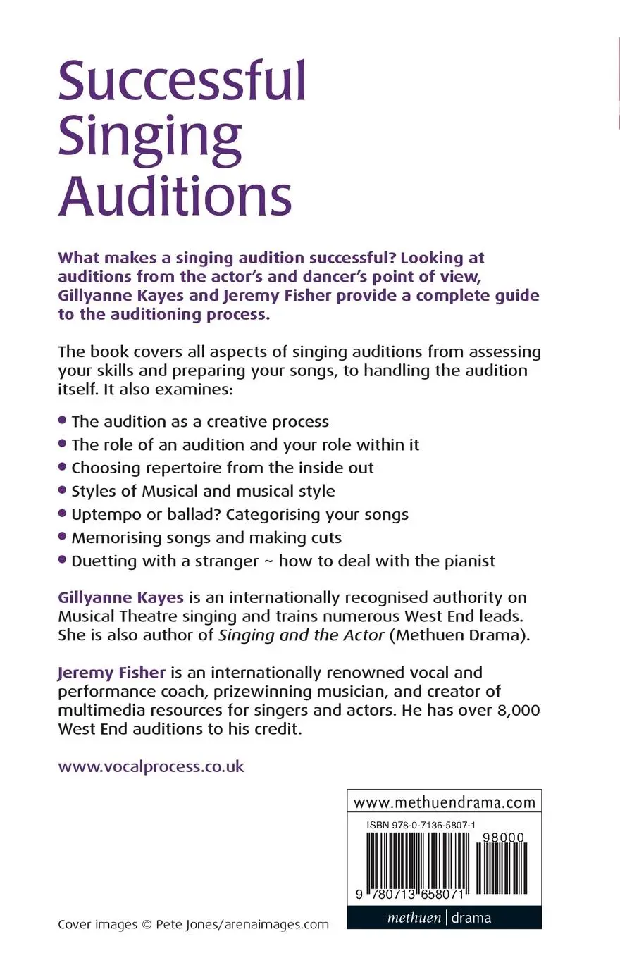 Rückseite: 9780713658071 | Successful Singing Auditions | Gillyanne Kayes | Taschenbuch | 2002