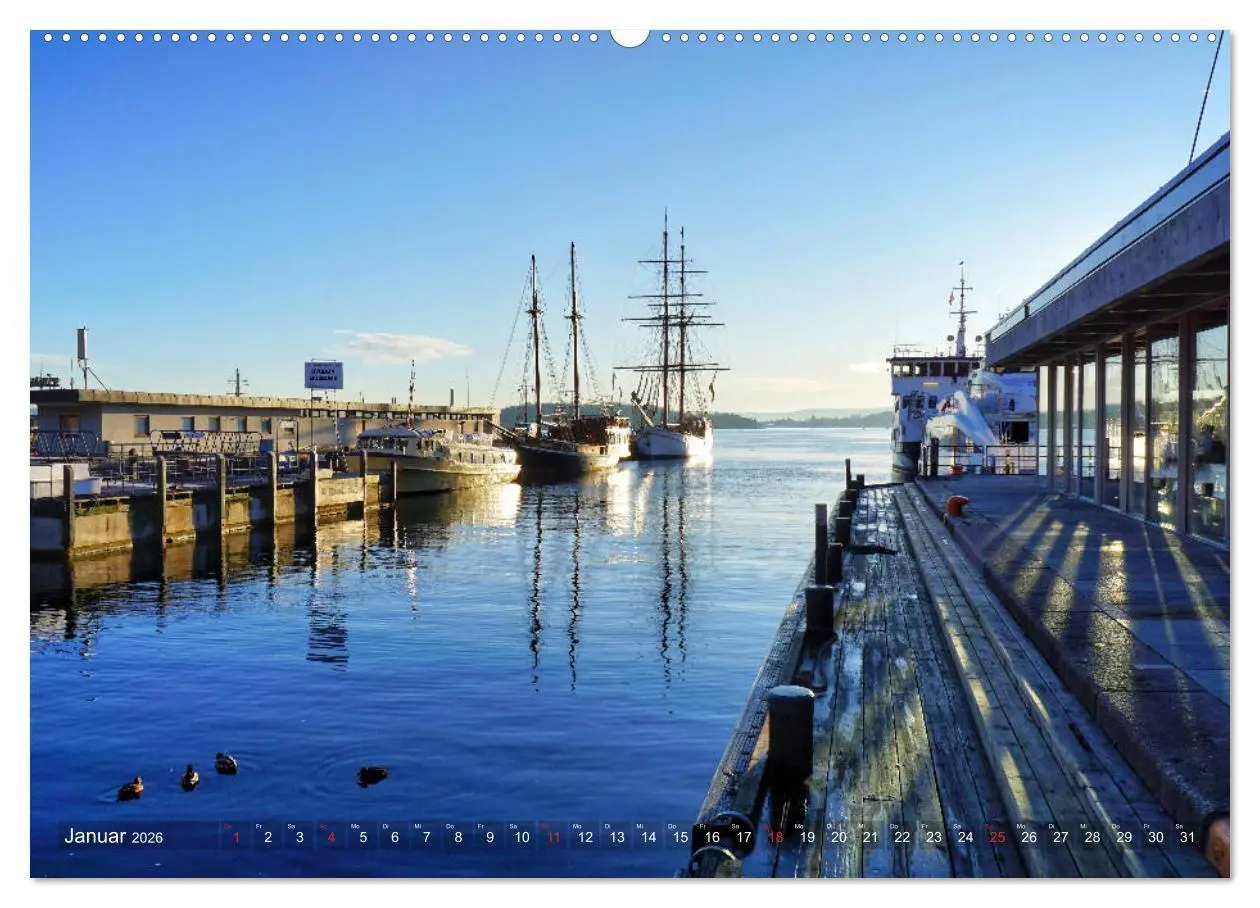 Bild: 9783457708071 | Oslo - Norwegen (hochwertiger Premium Wandkalender 2026 DIN A2...