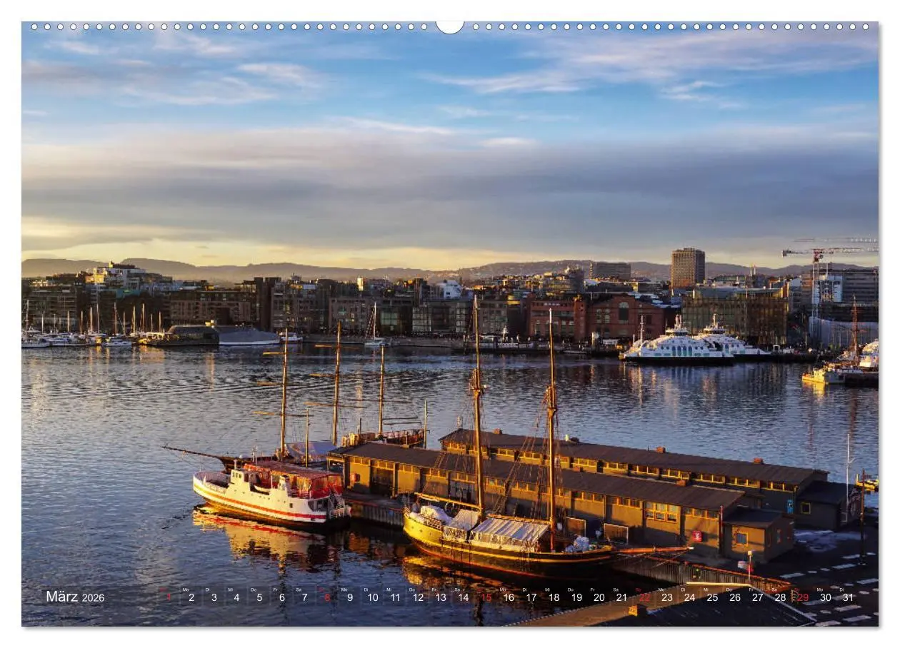 Bild: 9783457708071 | Oslo - Norwegen (hochwertiger Premium Wandkalender 2026 DIN A2...
