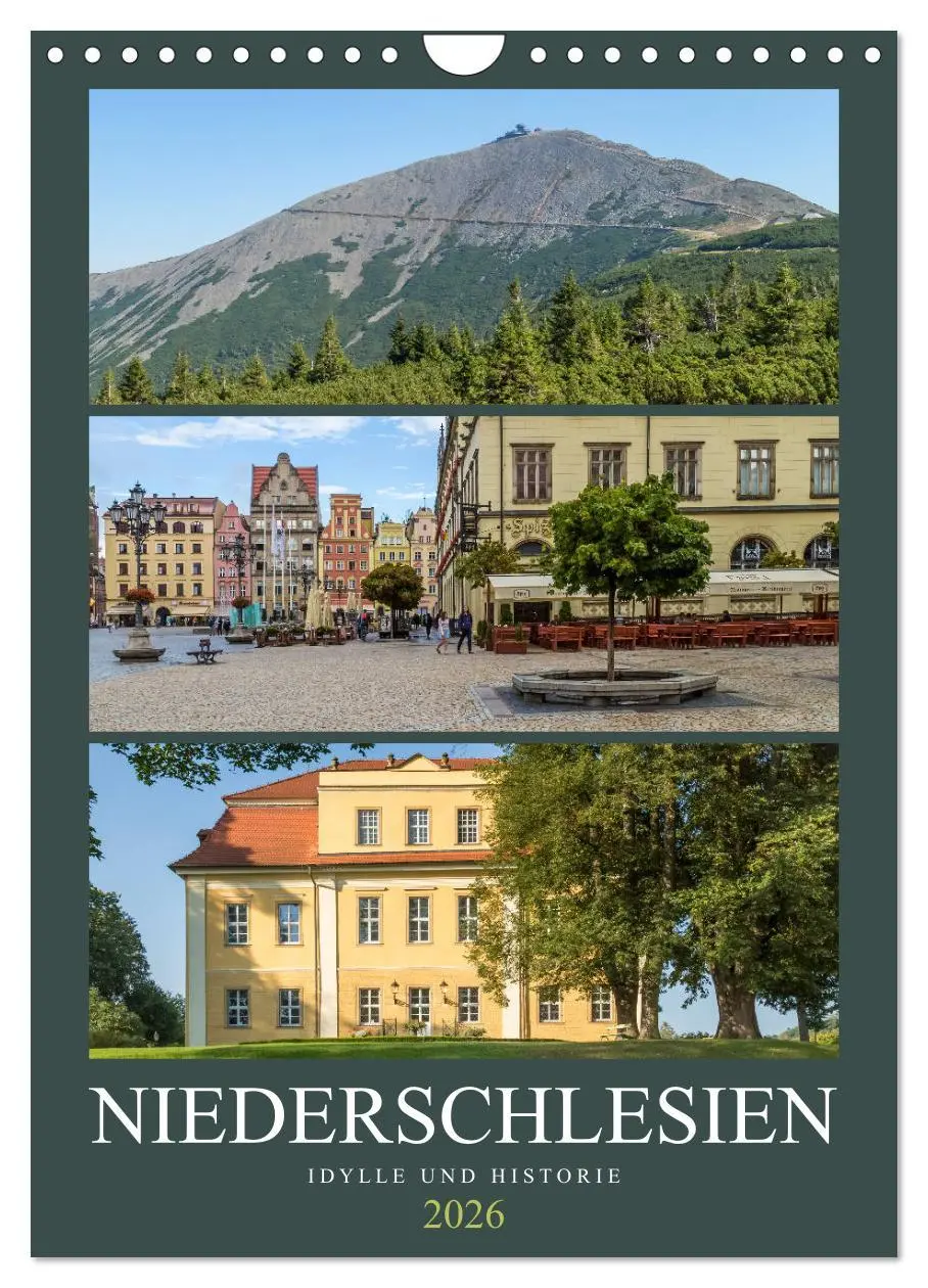 Cover: 9783516418071 | NIEDERSCHLESIEN Idylle und Historie (Wandkalender 2026 DIN A4...