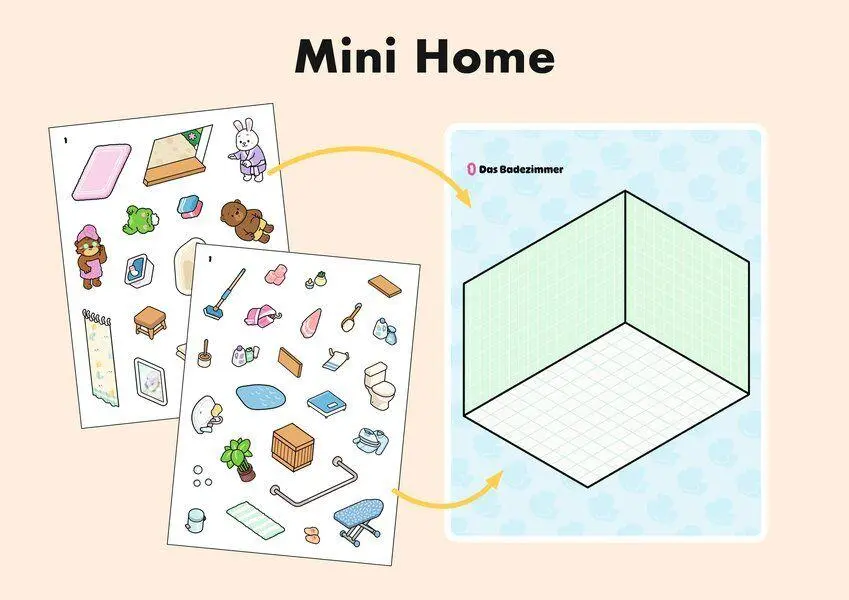 Bild: 9783741528071 | Sweet &amp; Cosy Stickerbuch: Mini Home | Ullmann Medien | Buch | 72 S.