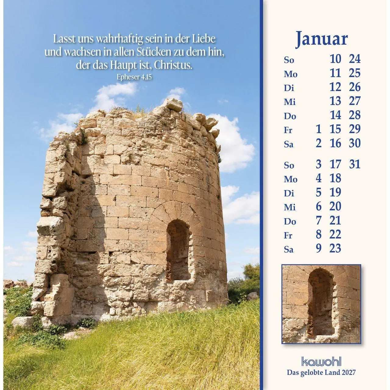 Bild: 9783754878071 | Das Gelobte Land 2027 | Kalender | 14 S. | Deutsch | 2027