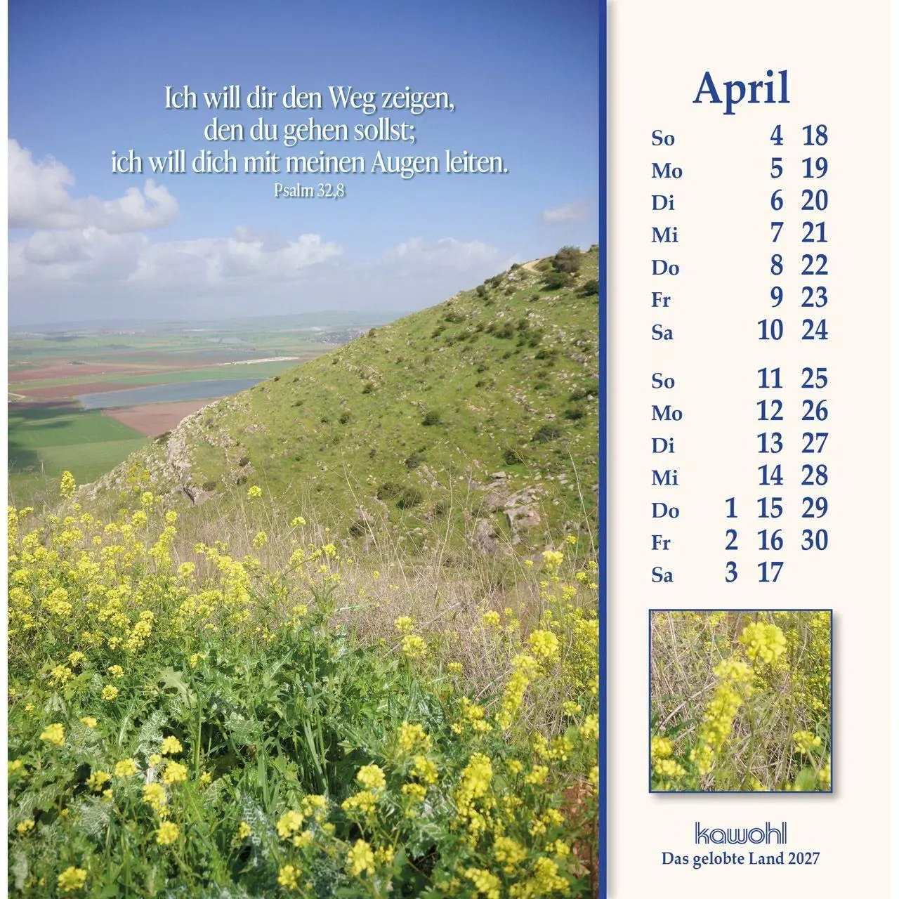 Bild: 9783754878071 | Das Gelobte Land 2027 | Kalender | 14 S. | Deutsch | 2027