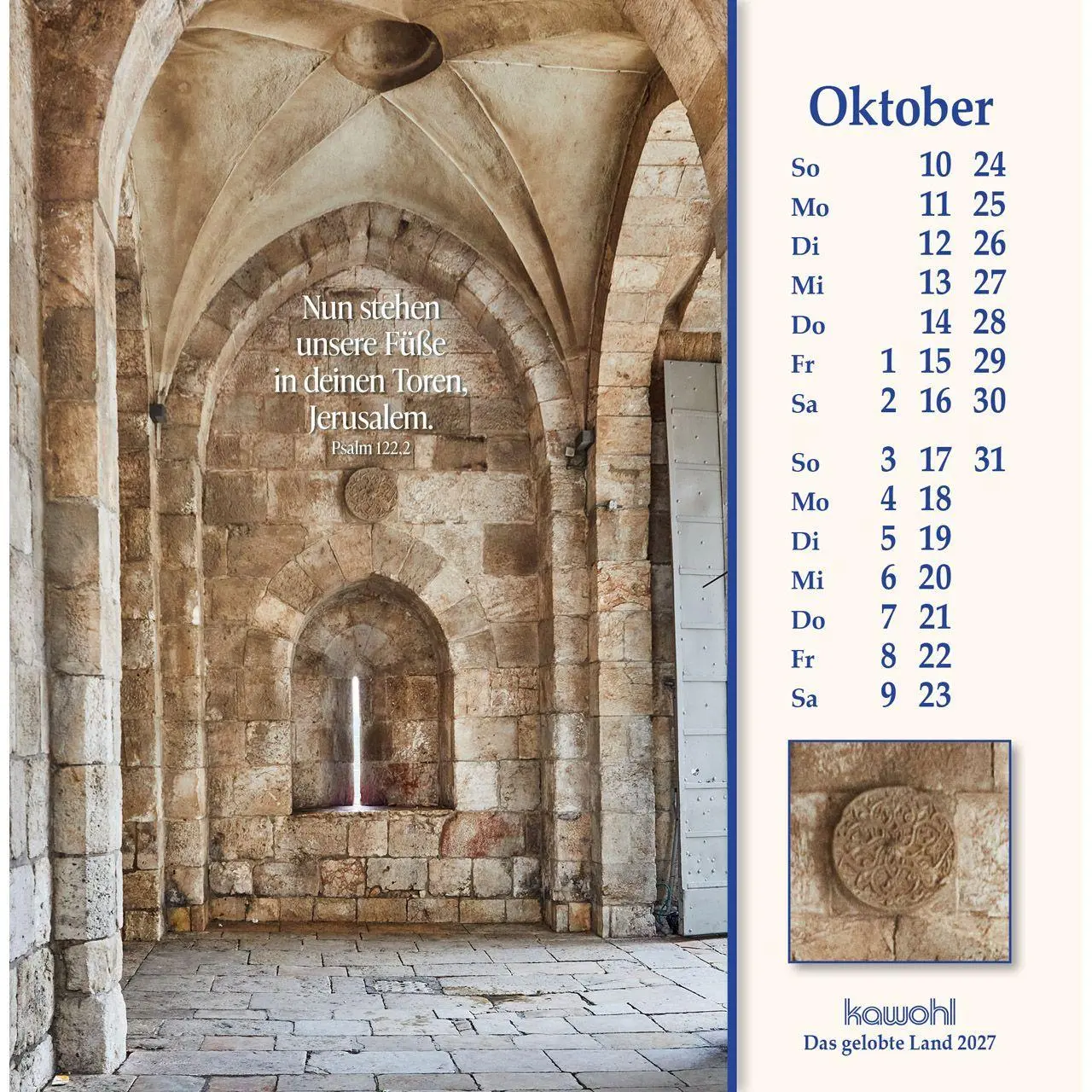 Bild: 9783754878071 | Das Gelobte Land 2027 | Kalender | 14 S. | Deutsch | 2027