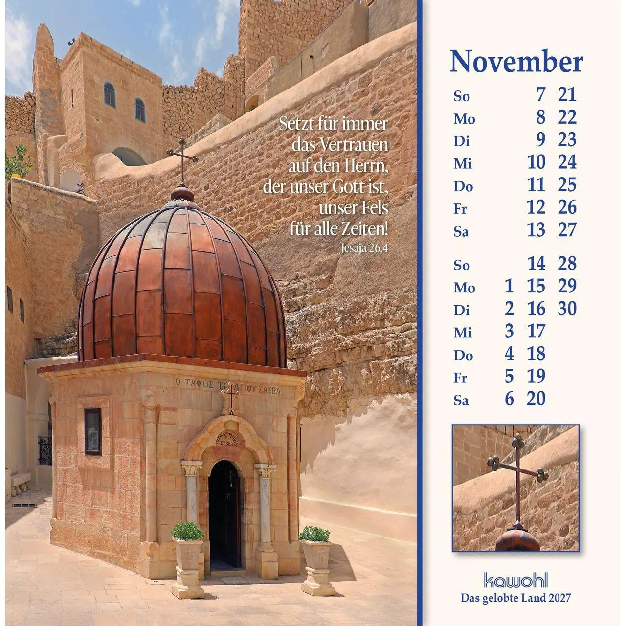 Bild: 9783754878071 | Das Gelobte Land 2027 | Kalender | 14 S. | Deutsch | 2027