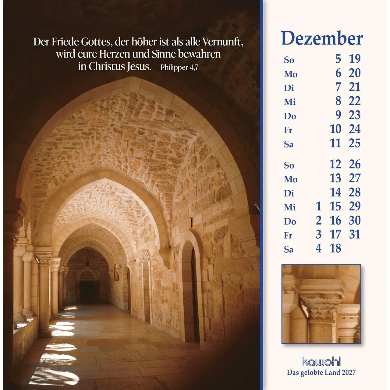 Bild: 9783754878071 | Das Gelobte Land 2027 | Kalender | 14 S. | Deutsch | 2027