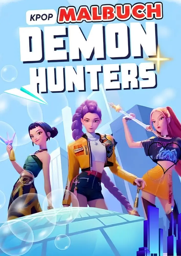 Cover: 9789403888071 | KPop Demon Hunters Malbuch | Felicitas Martin | Taschenbuch | 116 S.