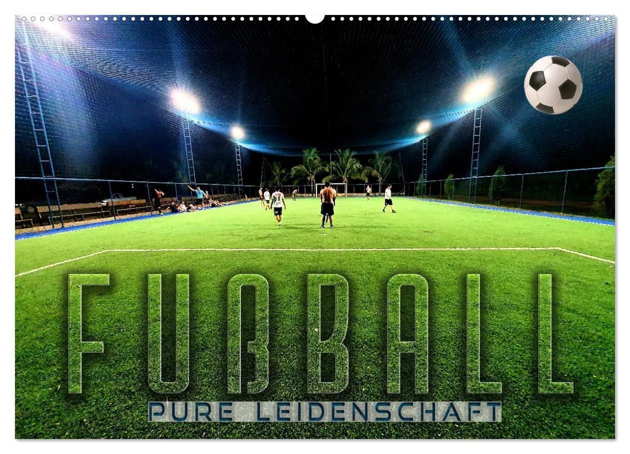 Cover: 9783457558171 | Fußball - pure Leidenschaft (Wandkalender 2026 DIN A2 quer),...