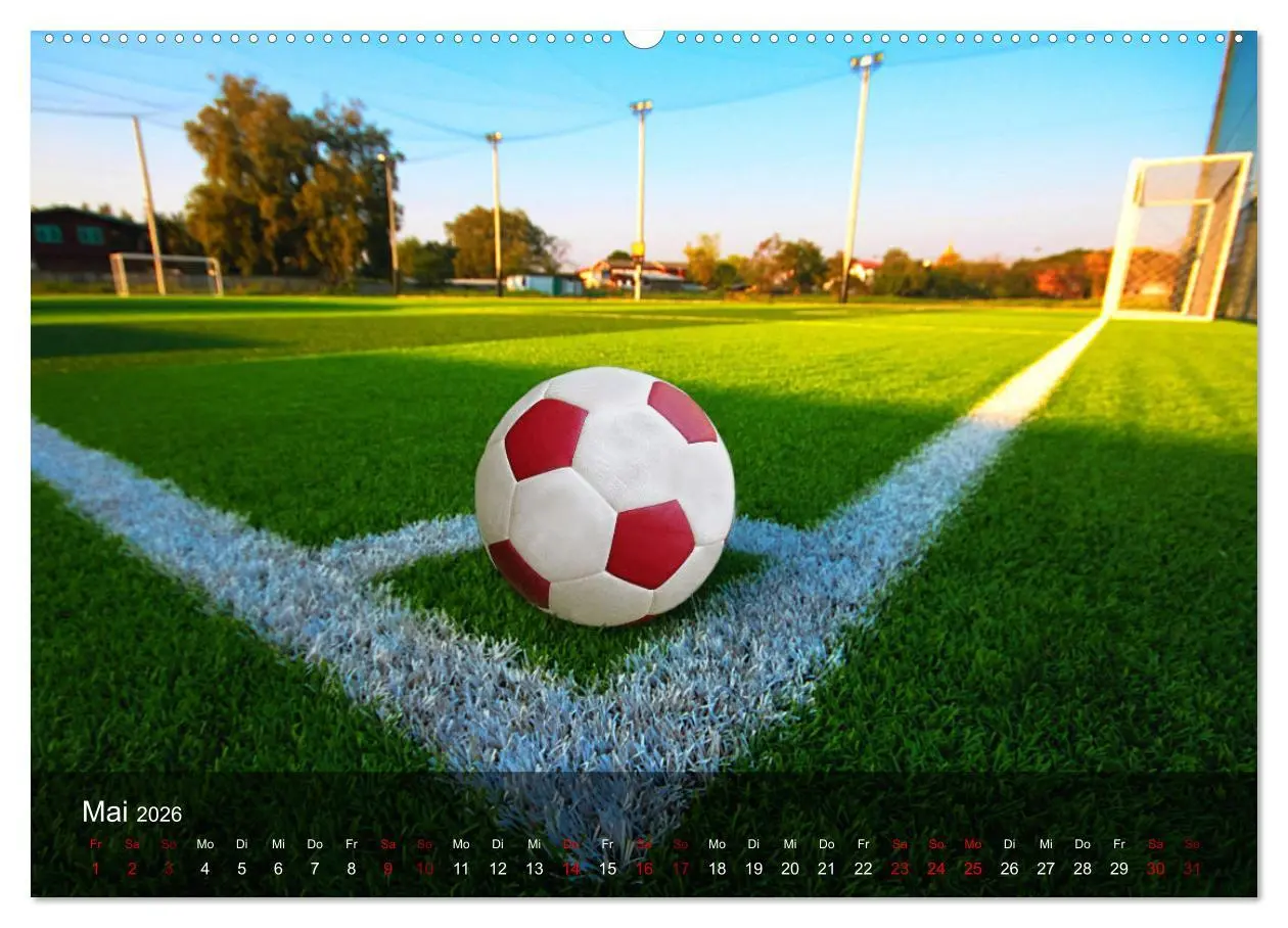 Bild: 9783457558171 | Fußball - pure Leidenschaft (Wandkalender 2026 DIN A2 quer),...