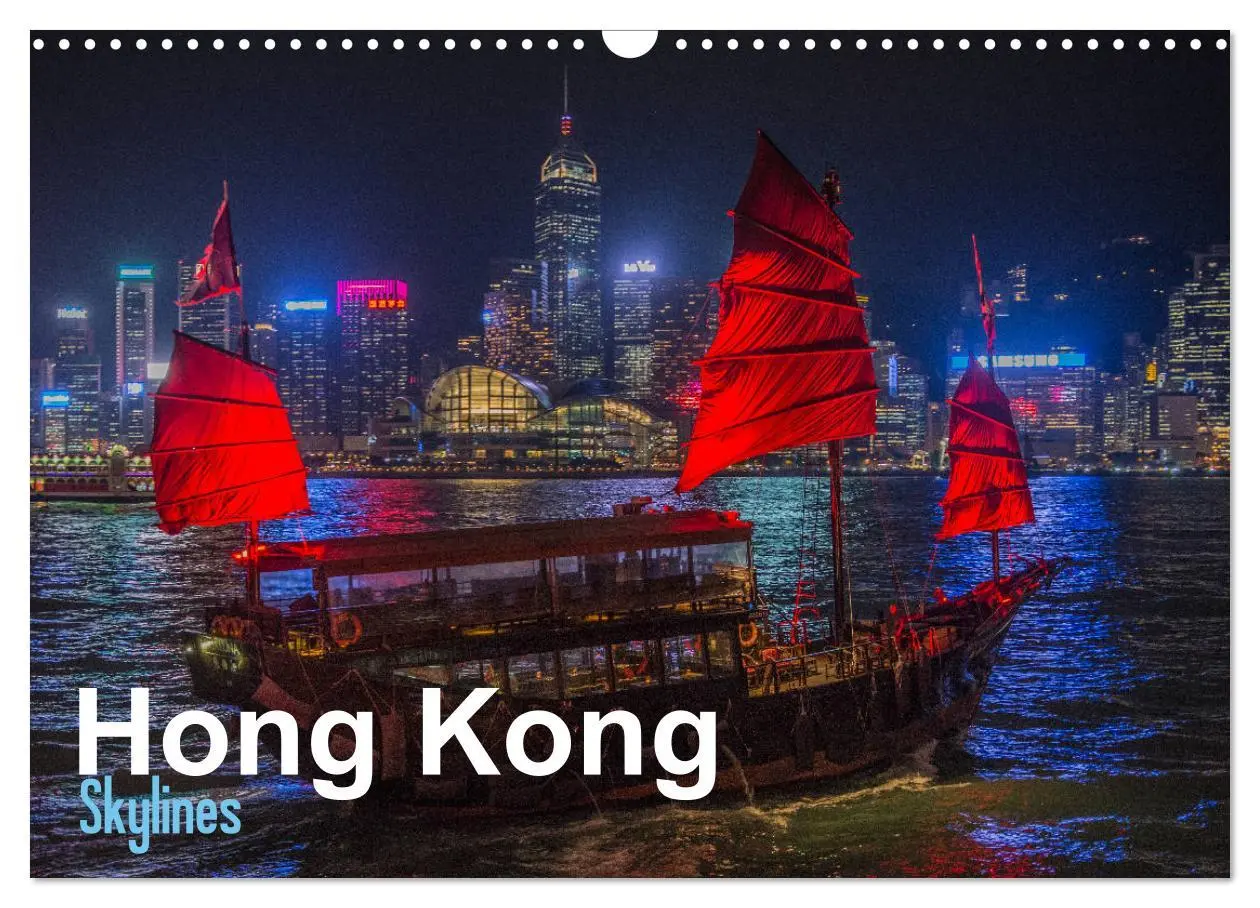 Cover: 9783457868171 | Hong Kong - Skylines (Wandkalender 2026 DIN A3 quer), CALVENDO...