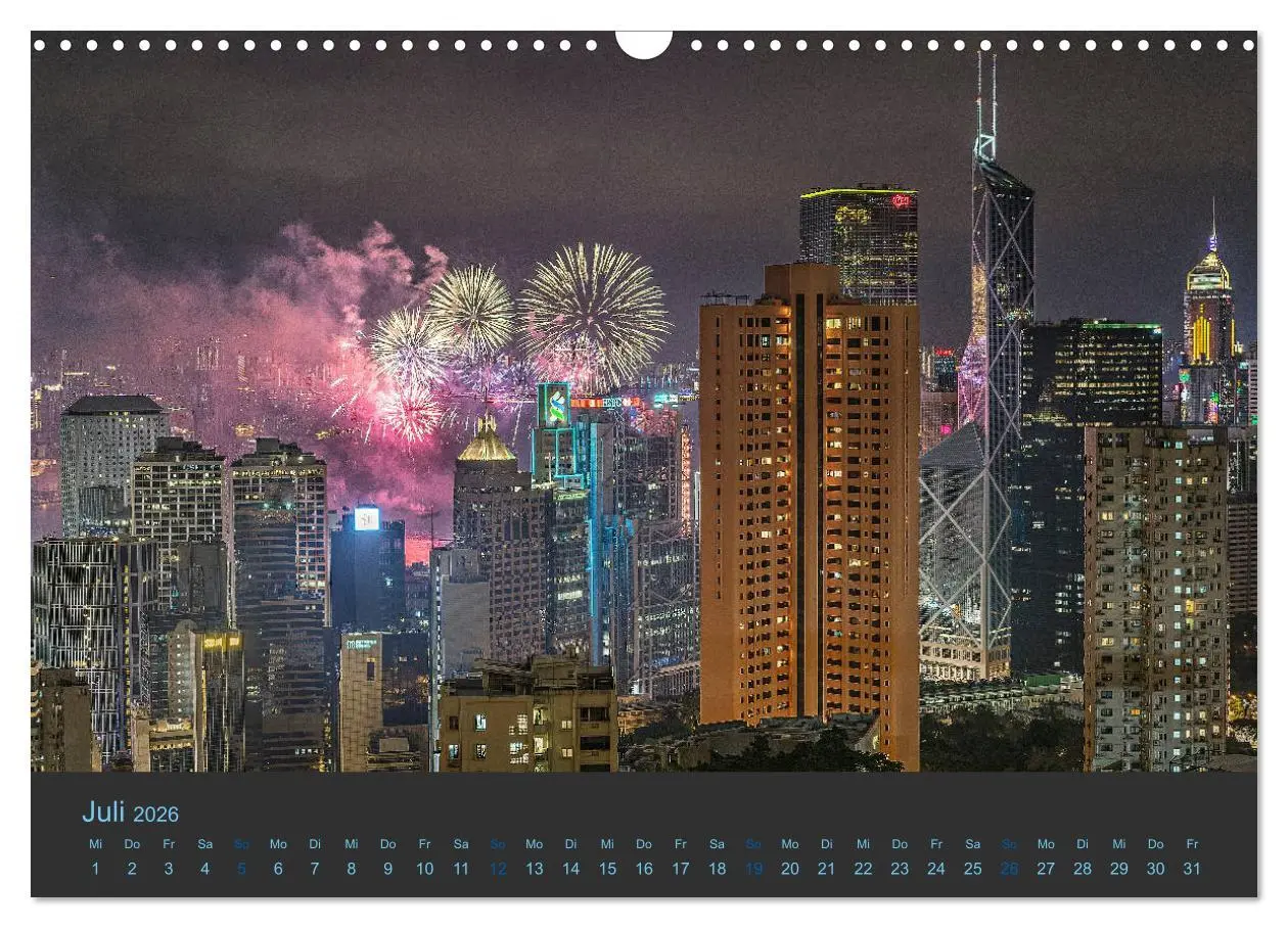 Bild: 9783457868171 | Hong Kong - Skylines (Wandkalender 2026 DIN A3 quer), CALVENDO...