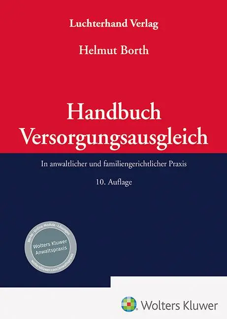 Cover: 9783472098171 | Handbuch Versorgungsausgleich | Helmut Borth | Buch | 870 S. | Deutsch