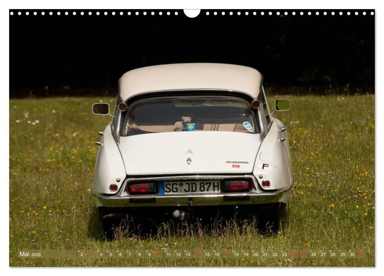 Bild: 9783516028171 | Citroën DS - Göttin in weiß (Wandkalender 2026 DIN A3 quer),...