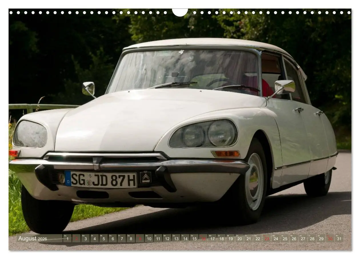 Bild: 9783516028171 | Citroën DS - Göttin in weiß (Wandkalender 2026 DIN A3 quer),...
