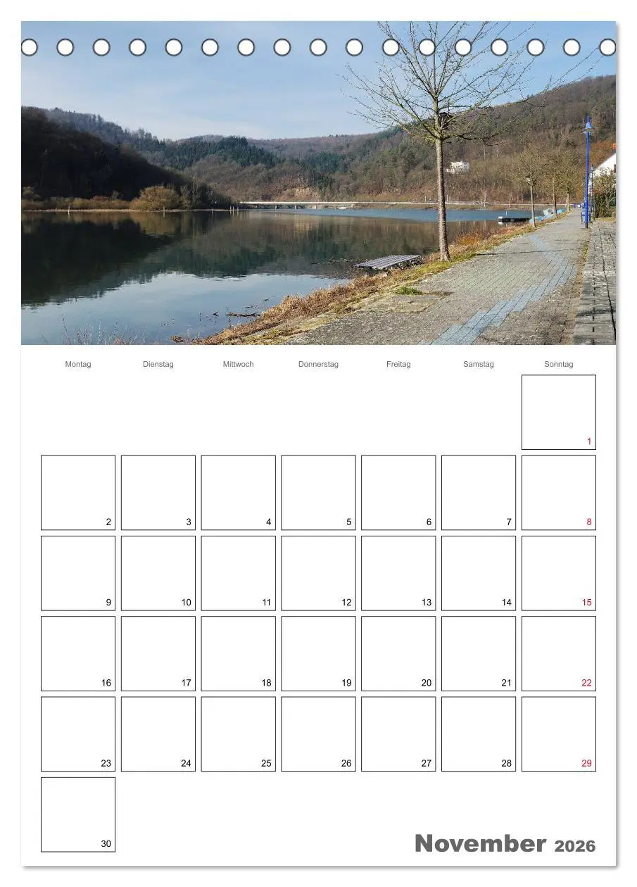 Bild: 9783516408171 | Hessens schönster See - Der Edersee (Tischkalender 2026 DIN A5...