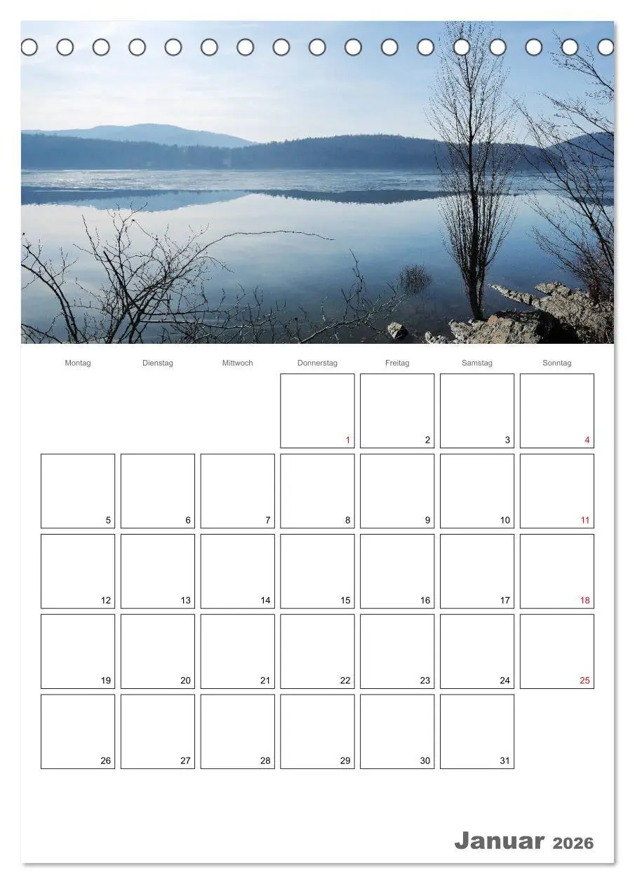 Bild: 9783516408171 | Hessens schönster See - Der Edersee (Tischkalender 2026 DIN A5...
