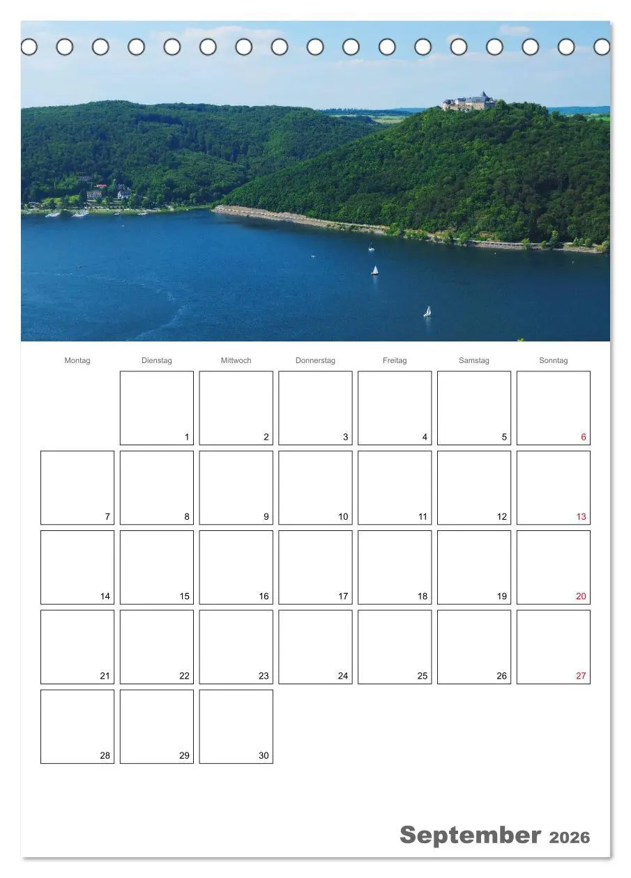Bild: 9783516408171 | Hessens schönster See - Der Edersee (Tischkalender 2026 DIN A5...