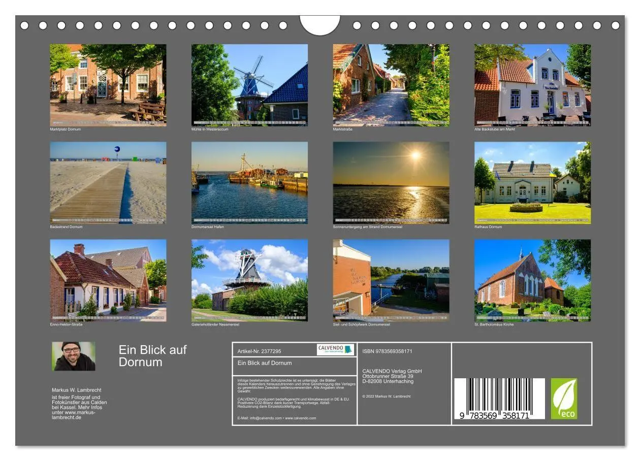 Bild: 9783569358171 | Ein Blick auf Dornum (Wandkalender 2027 DIN A4 quer), CALVENDO...