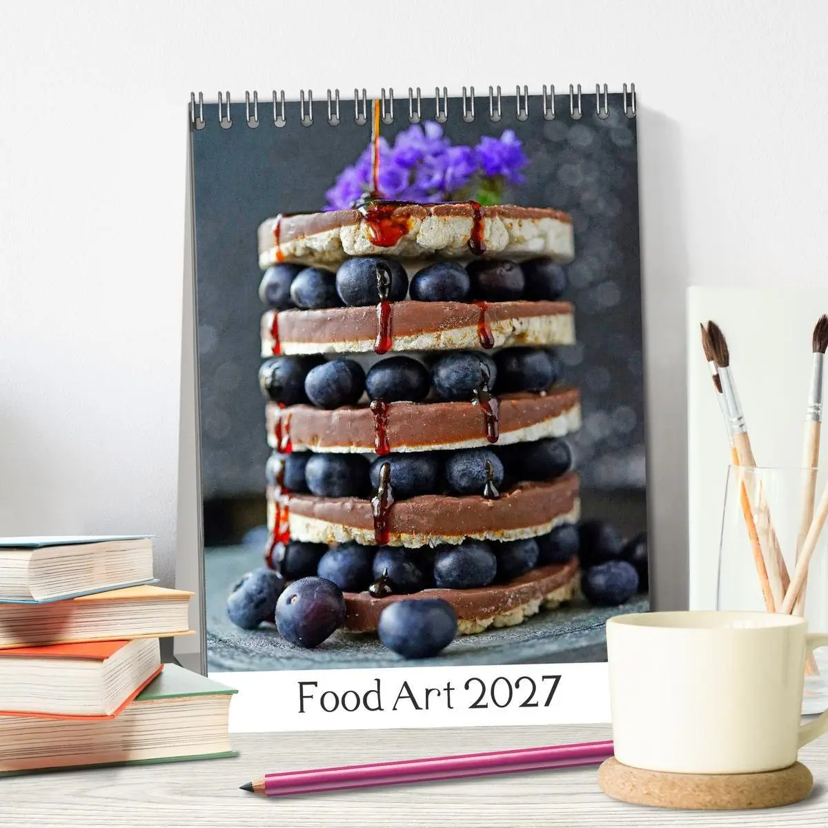 Bild: 9783569668171 | Food Art 2027 (Tischkalender 2027 DIN A5 hoch), CALVENDO...