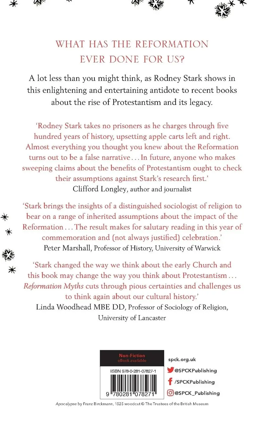 Rückseite: 9780281078271 | Reformation Myths | Rodney Stark | Taschenbuch | Englisch | 2017
