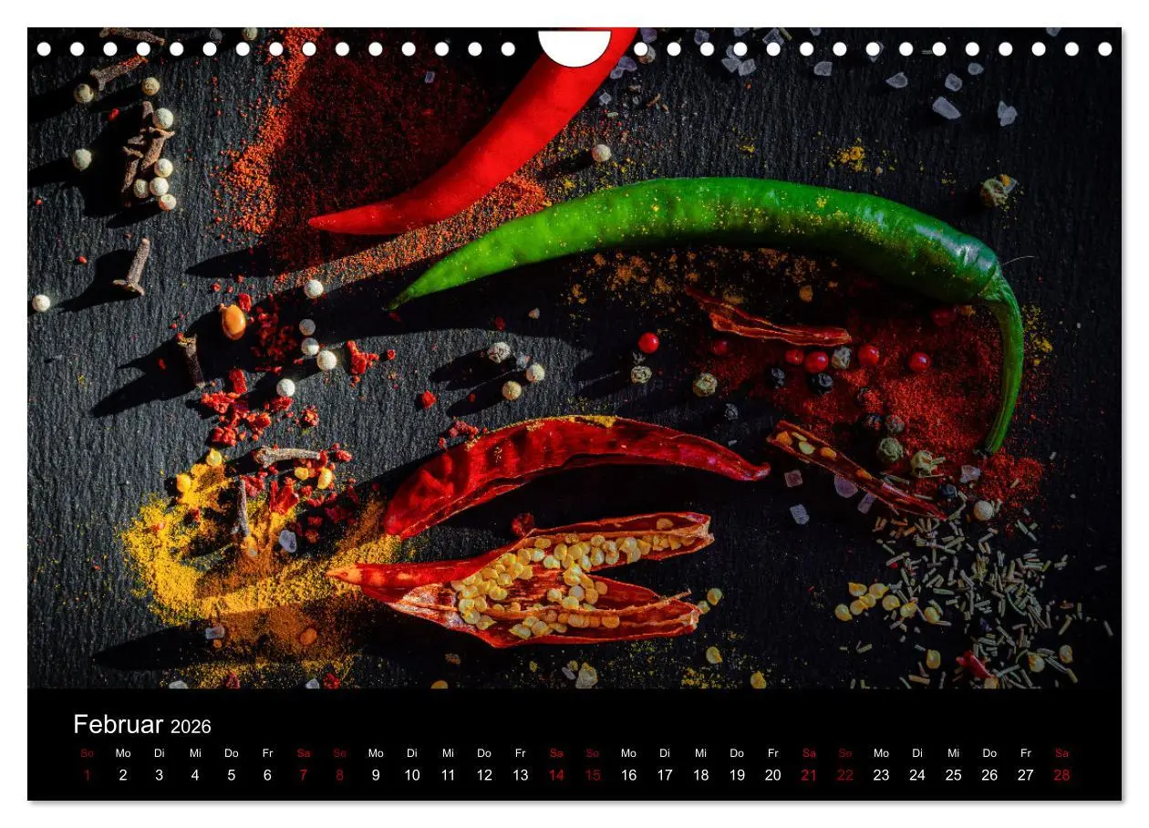 Bild: 9783457308271 | Spice Art - Gewürze in Szene gesetzt (Wandkalender 2026 DIN A4...