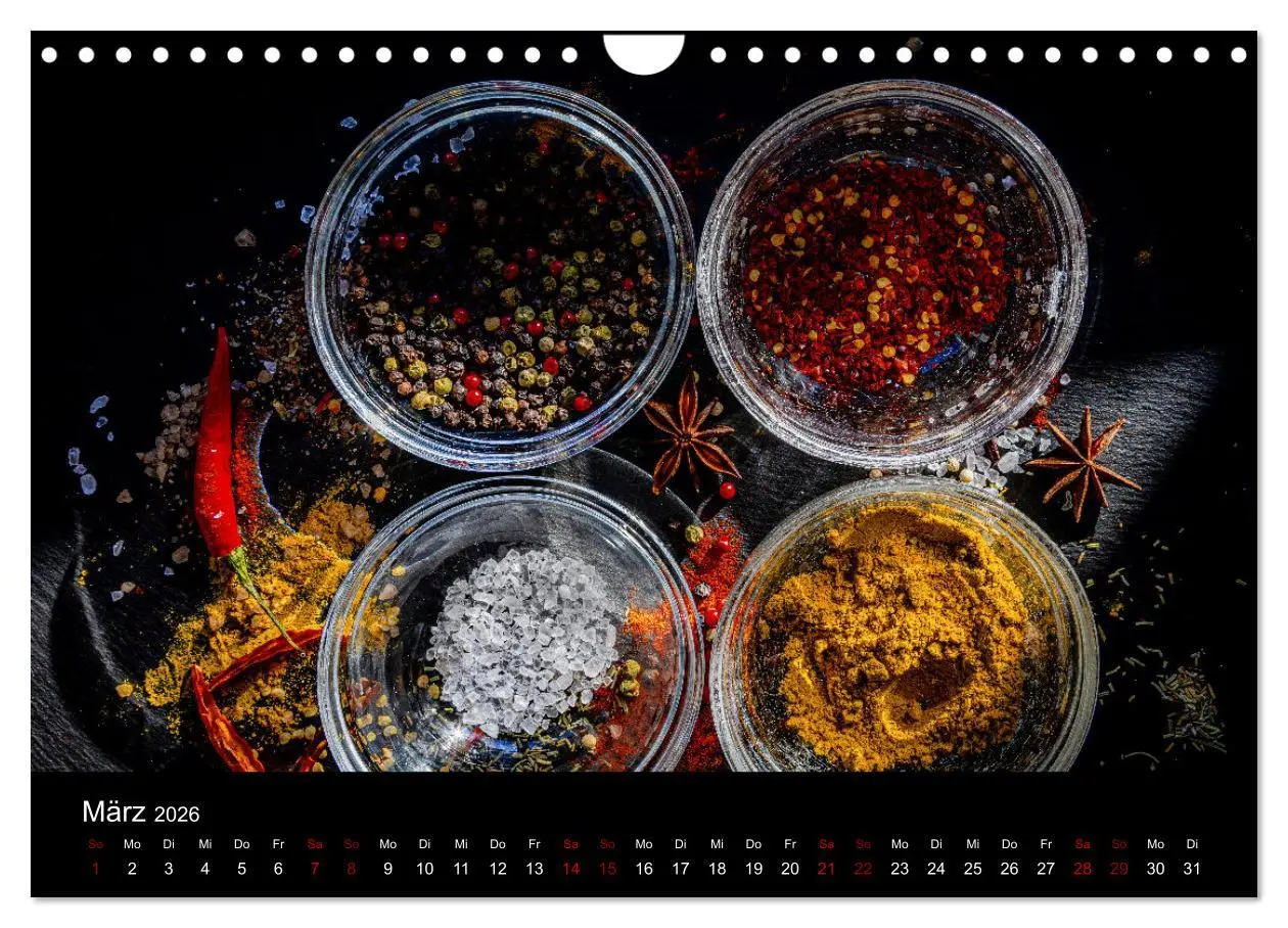Bild: 9783457308271 | Spice Art - Gewürze in Szene gesetzt (Wandkalender 2026 DIN A4...