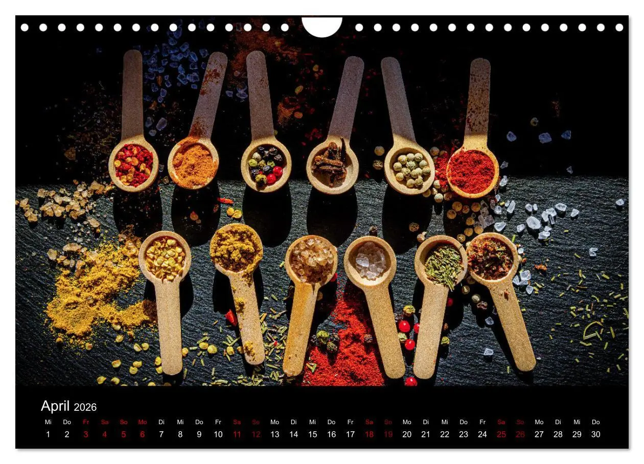Bild: 9783457308271 | Spice Art - Gewürze in Szene gesetzt (Wandkalender 2026 DIN A4...