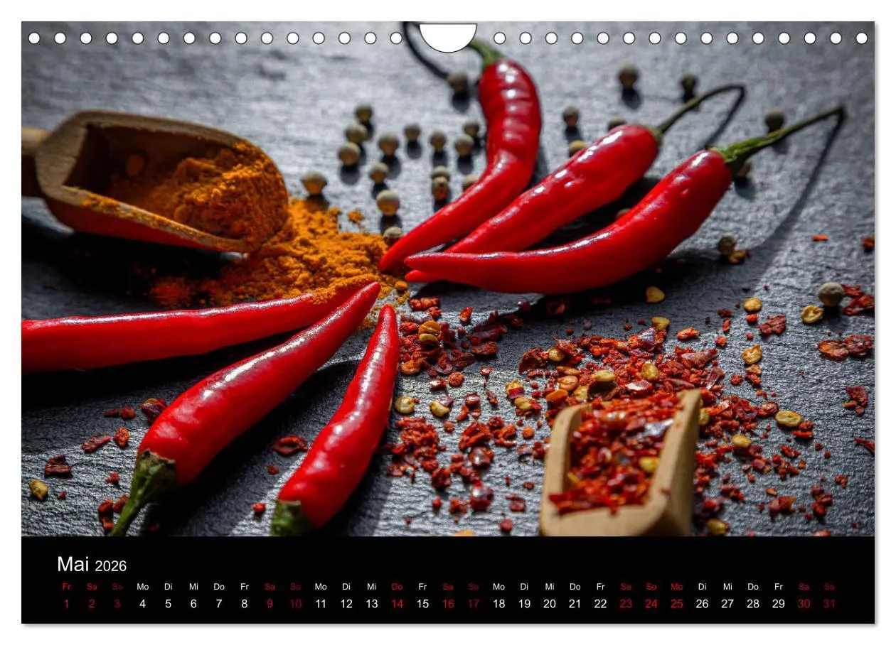 Bild: 9783457308271 | Spice Art - Gewürze in Szene gesetzt (Wandkalender 2026 DIN A4...