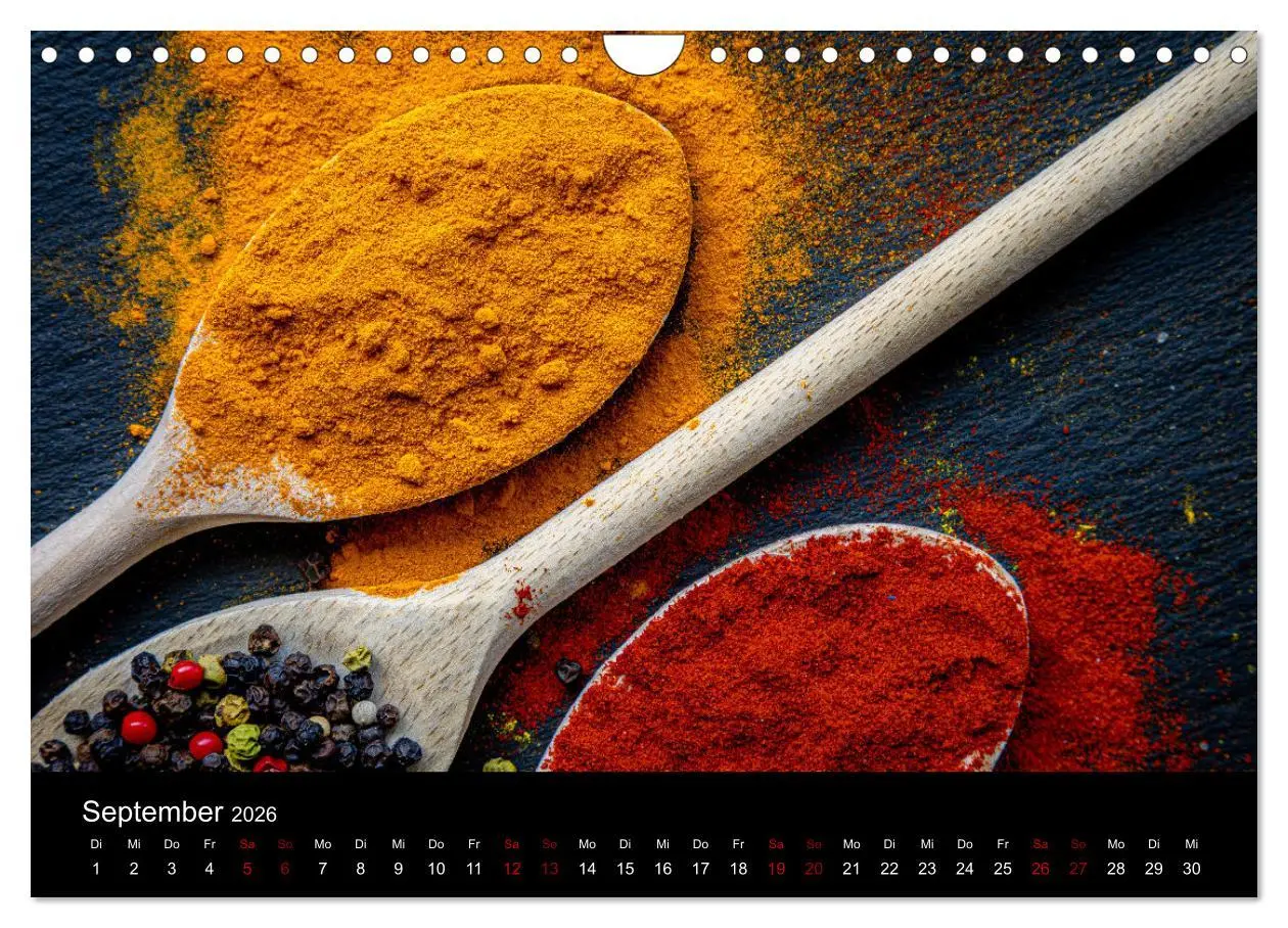 Bild: 9783457308271 | Spice Art - Gewürze in Szene gesetzt (Wandkalender 2026 DIN A4...