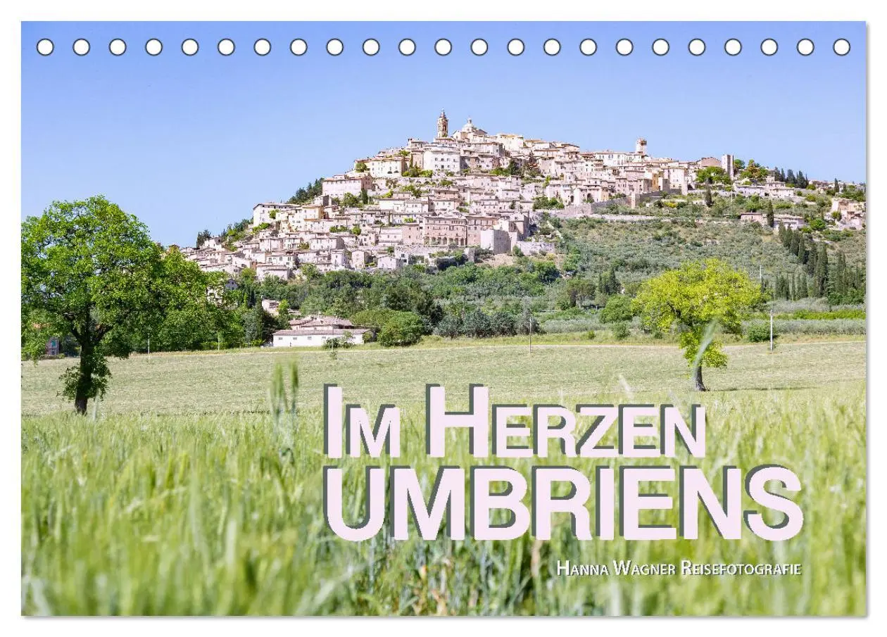 Cover: 9783457618271 | Im Herzen Umbriens (Tischkalender 2026 DIN A5 quer), CALVENDO...