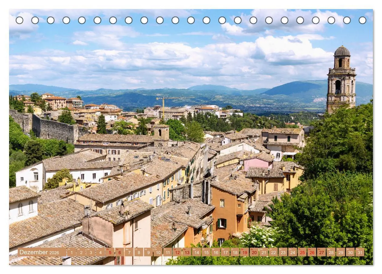 Bild: 9783457618271 | Im Herzen Umbriens (Tischkalender 2026 DIN A5 quer), CALVENDO...