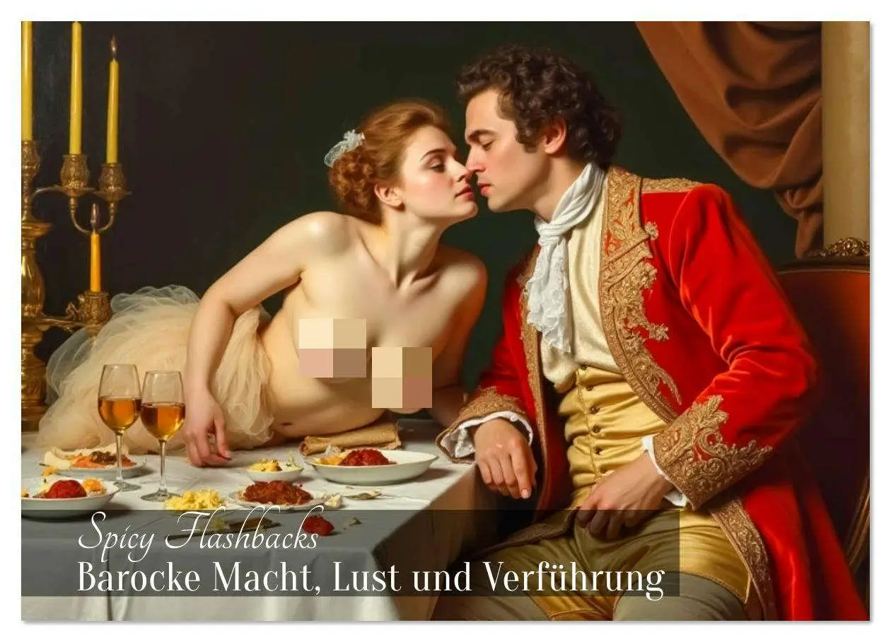 Cover: 9783516638271 | Spicy Flashbacks - Barocke Macht, Lust und Verführung (Wandkalender...
