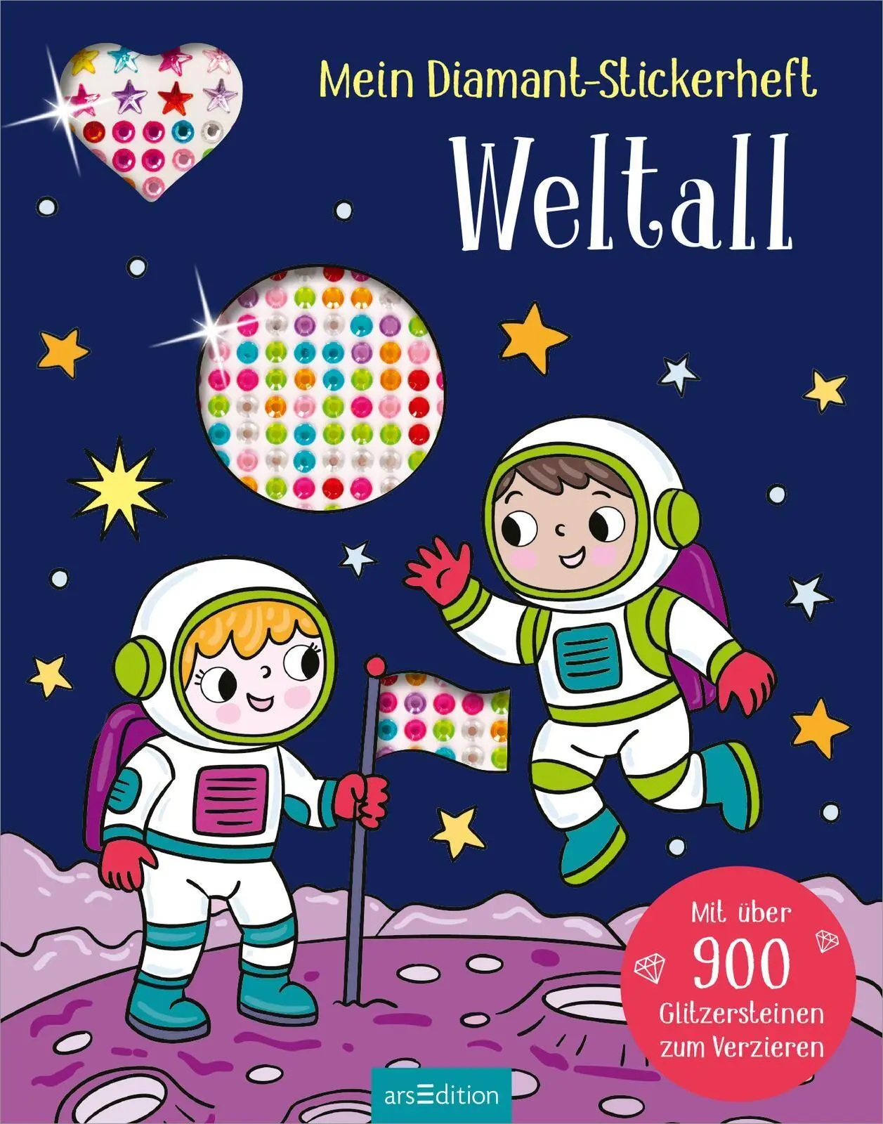 Bild: 9783845868271 | Mein Diamant-Stickerheft - Weltall | Sarah Wade | Taschenbuch | 32 S.