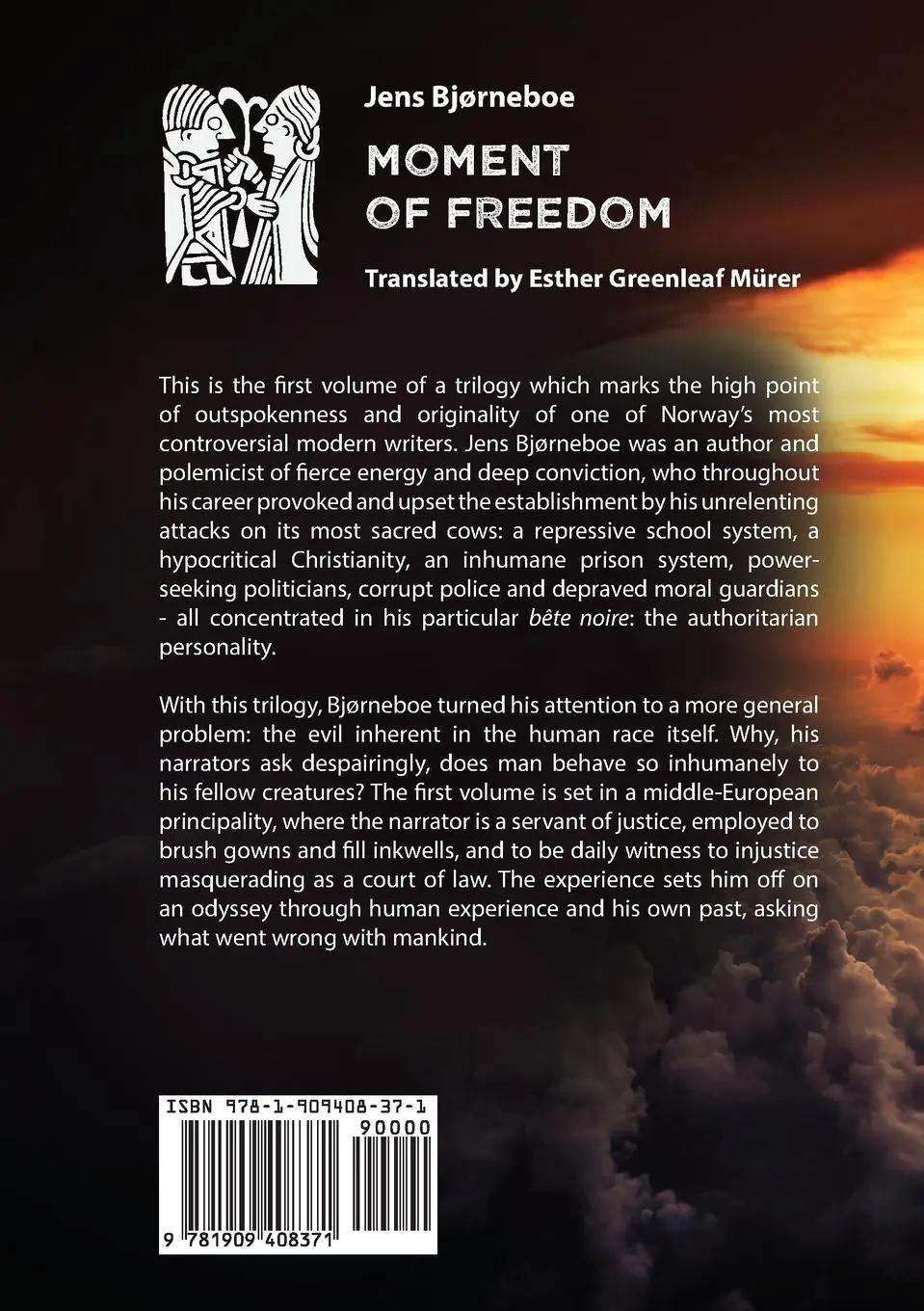 Rückseite: 9781909408371 | Moment of Freedom | Jens Bjørneboe | Taschenbuch | Englisch | 2017
