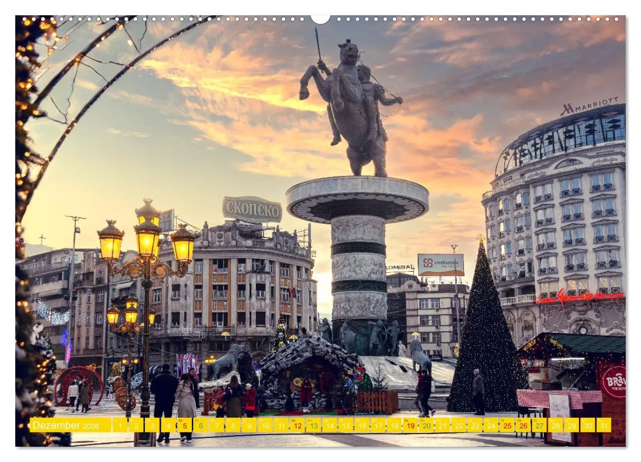 Bild: 9783457398371 | Skopje - Nordmazedoniens überraschende Hauptstadt (Wandkalender...