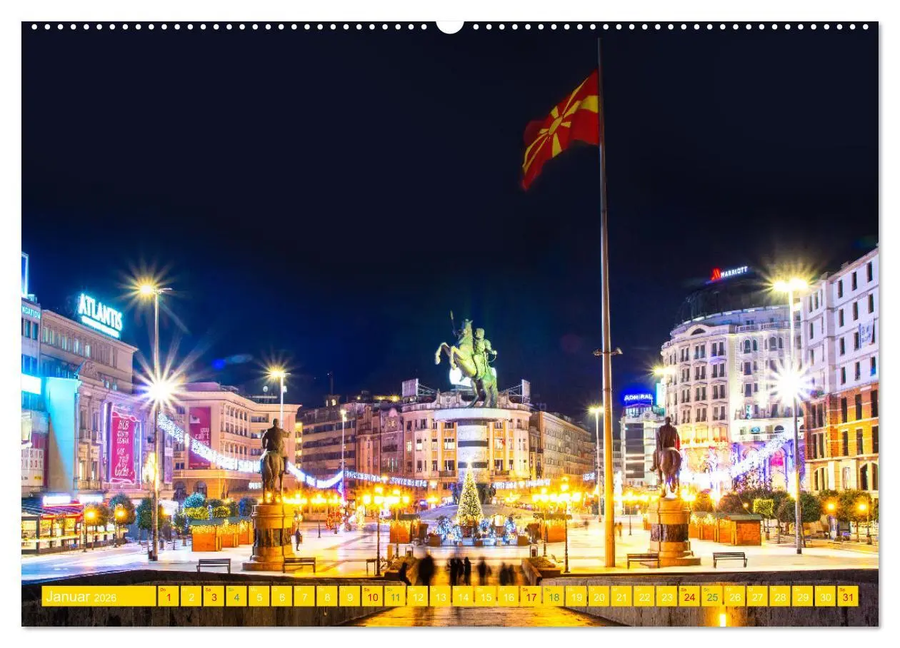 Bild: 9783457398371 | Skopje - Nordmazedoniens überraschende Hauptstadt (Wandkalender...